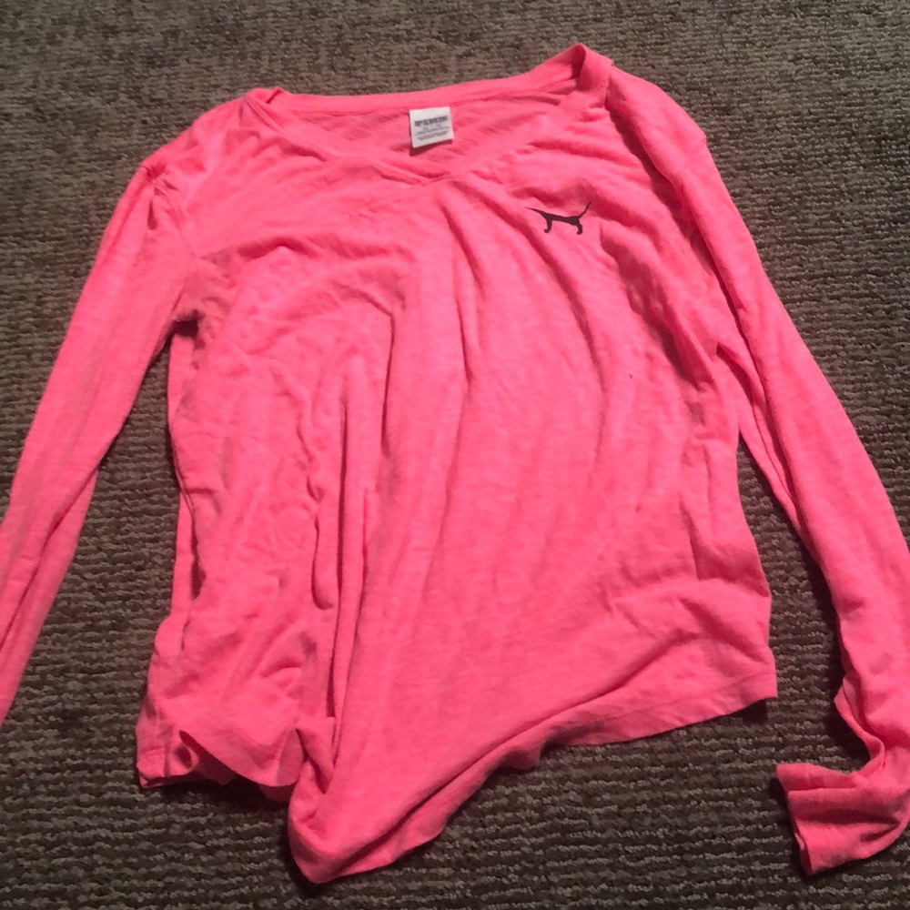 Super cute long sleeve PINK top